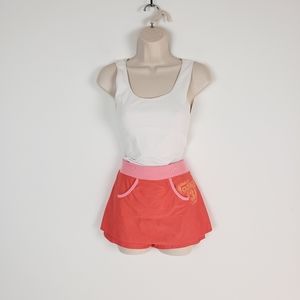 Adidas Girls Orange Skort XL
